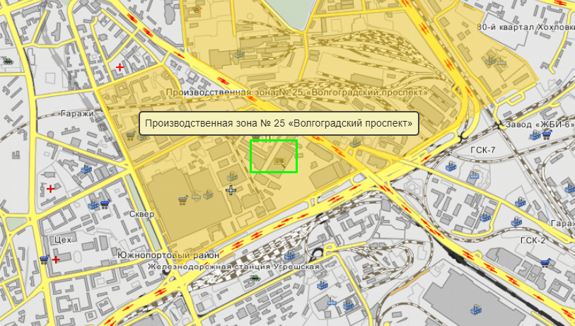 Карта москвы южнопортовый район