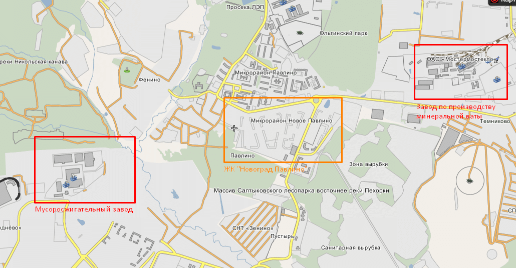Новоград павлино карта корпусов